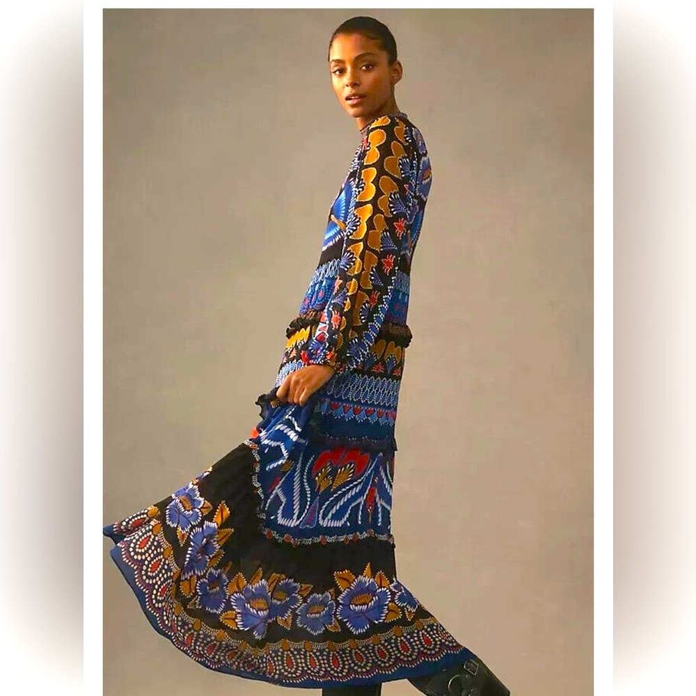 FARM Rio Ainika Multicolor Flowing Maxi Dress - Picture 7 of 12